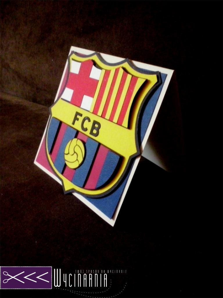 Kartka urodzinowa fc barcelona, kartka dla fana fc barcelona