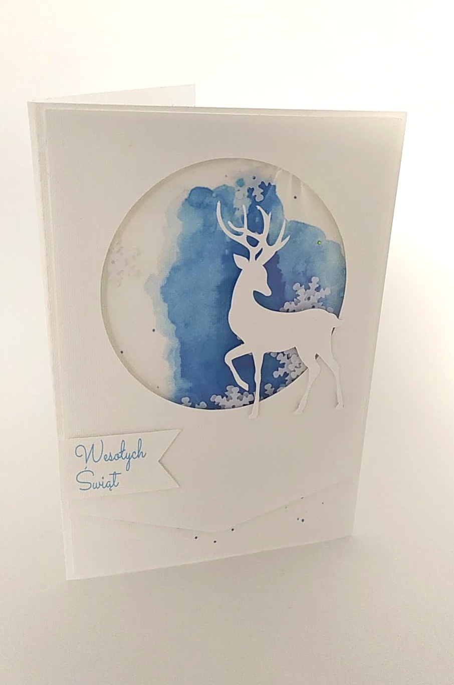 Kartka świąteczna z shakerem